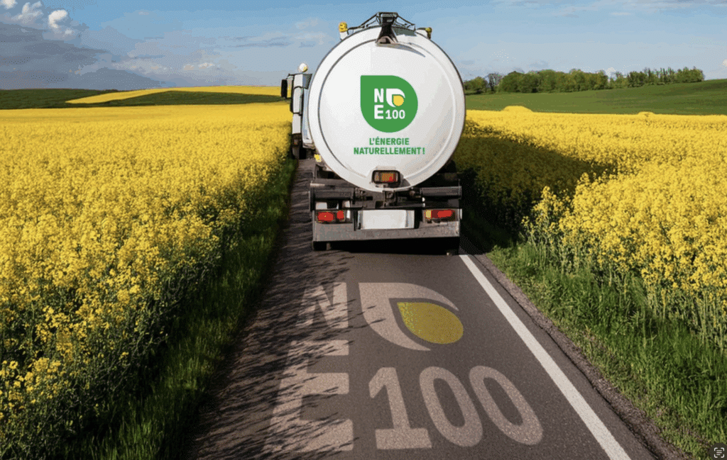 camion DVC Transports roulant à l'Oléo100