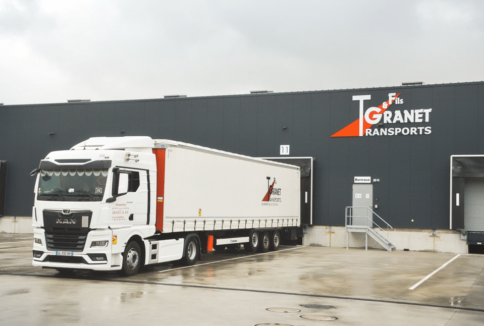 camion des transports granet & fils