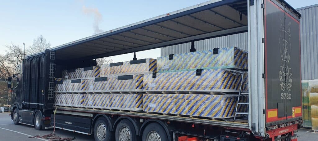 camion avec chargement