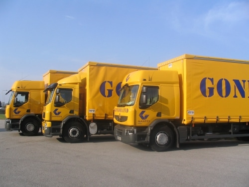 camions du transporteur Gondrand