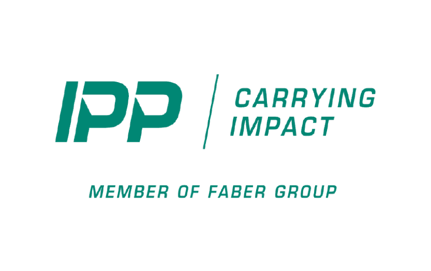 logo IPP, baseline carrying impact, member of faber group