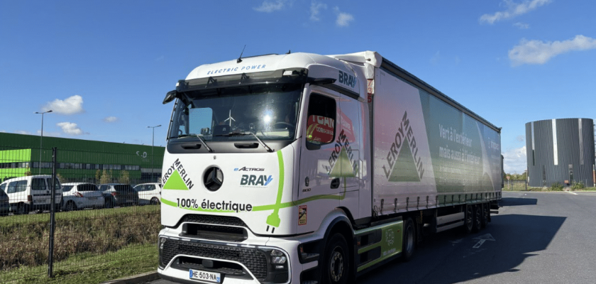 camion électrique Leroy Merlin