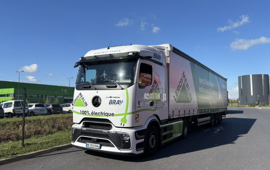 camion électrique Leroy Merlin