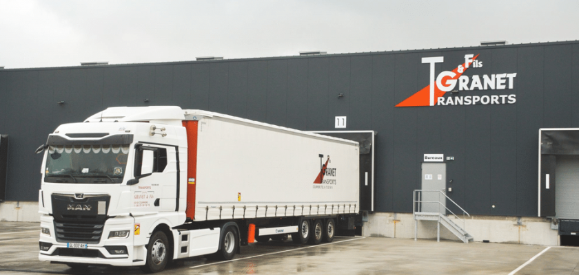 camion des transports granet & fils