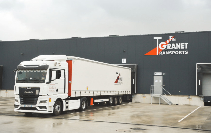 camion des transports granet & fils